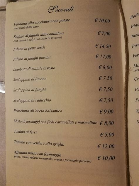 ristorante la miseria prada di faenza menu|TRATTORIA LA MISERIA, Prada .